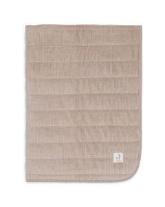 Deken wieg 75x100cm Velvet / Rib
