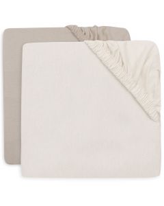 Set van 2 hoeslakens voor wieg 40/50 x 80/90 cm