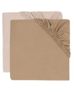 Set van 2 hoeslakens voor wieg 40/50 x 80/90 cm