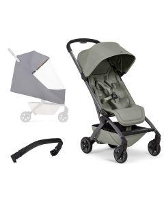 Aer 2 kinderwagen + veiligheidsbeugel + regenhoes