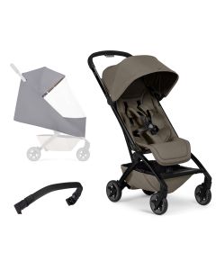 Aer 2 kinderwagen + veiligheidsbeugel + regenhoes