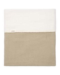 Ledikantdeken cotton fleece Malaga 100 x 150 cm