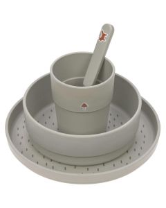Eetset in PP/cellulose - 4 stuks