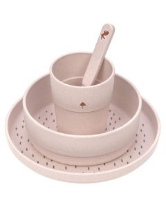 Eetset in PP/cellulose - 4 stuks