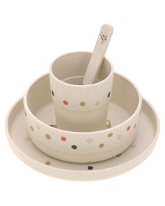Eetset in PP/cellulose - 4 stuks