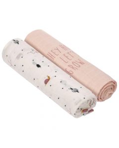 Heavenly Soft Swaddle tetradoeken XL 2st