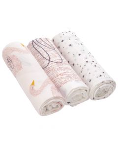 Heavenly Soft Swaddle tetradoeken L 3st