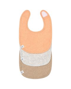 Set van 3 slabbetjes voor pasgeborenen