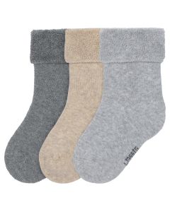 Set van 3 paar babysokken terry fleece - maat 12-14