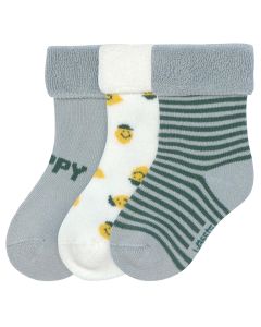 Set van 3 paar babysokken terry fleece - maat 12-14