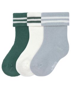 Set van 3 paar babysokken terry fleece - maat 12-14