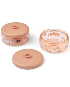 Set van 2 stapelbare Dominique snackboxen - 500 ml