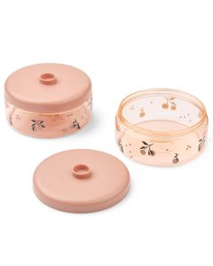 Set van 2 stapelbare Dominique snackboxen - 500 ml