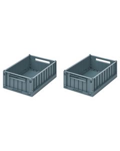 Set van 2 Weston opbergboxen maat S