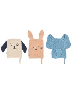 Set van 3 Sylvester washandjes
