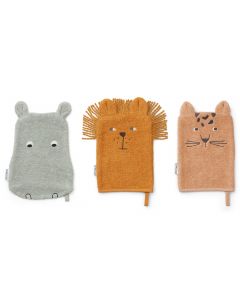 Set van 3 Sylvester washandjes