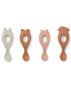 Siliconen lepels Liva - 4-pack