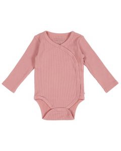 Gekruiste body lange mouwen - maat 62/68 (3-6m)