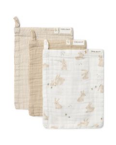 Set van 3 washandjes