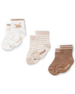Set van 3 paar babysokjes Baby Bunny - maat 44-56