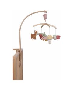 Houten muziekmobiel