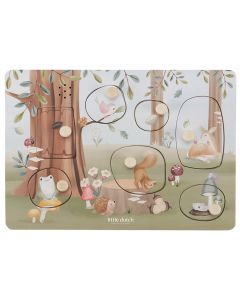 Houten geluidenpuzzel - Forest Friends