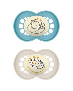 Fopspeen Original Night 6-16m (x2)