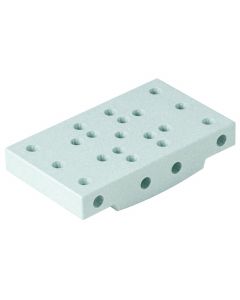 Blok gebogen basis
