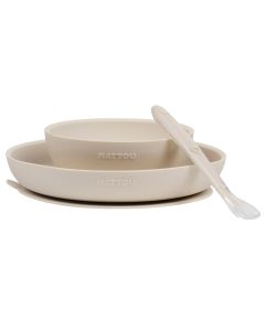 Eetset silicone - 3-delig