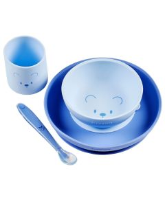 Eetset silicone - 4-delig
