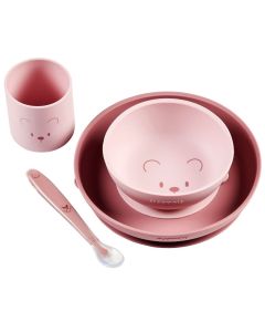 Eetset silicone - 4-delig