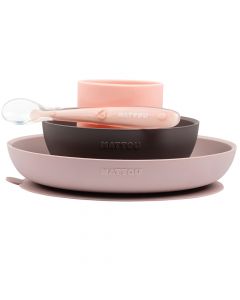 Eetset silicone - 4-delig