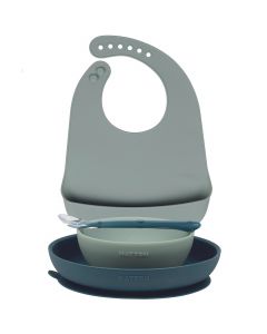 Eetset silicone met slab - 4-delig