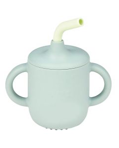 Siliconen drinkbeker met rietje