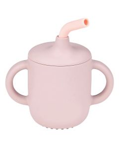 Siliconen drinkbeker met rietje