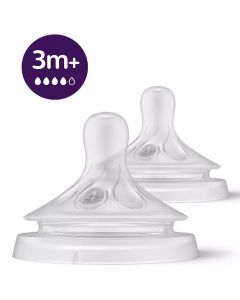 Set van 2 Natural Response 3.0 spenen 3m - T4