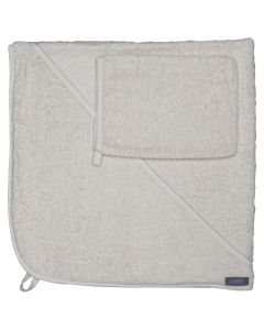 Badcape met washandje 75 x 75 cm