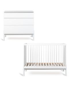 Ashi babykamer: bed 60 x 120 cm + commode