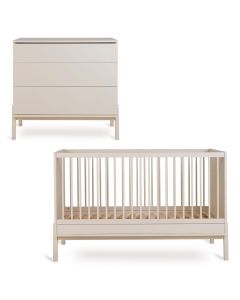 Ashi babykamer: bed 70 x 140 cm + commode