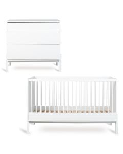 Ashi babykamer: bed 70 x 140 cm + commode