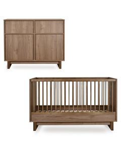 Kyo babykamer: bed 70 x 140 cm + commode