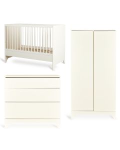 Tsugi babykamer: bed 60 x 120 cm + commode + kledingkast