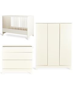 Tsugi babykamer: bed 60 x 120 cm + commode + kledingkast XL
