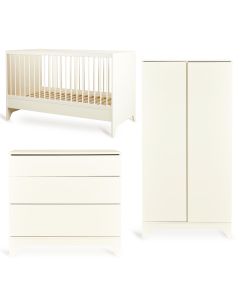 Tsugi babykamer: bed 70 x 140 cm + commode + kledingkast