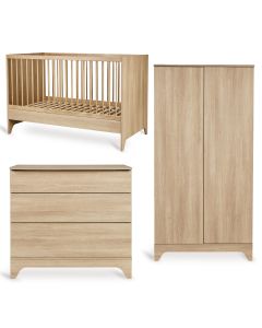 Tsugi babykamer: bed 70 x 140 cm + commode + kledingkast