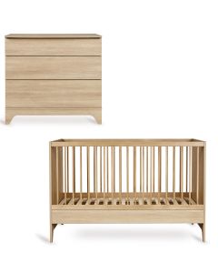 Tsugi babykamer: bed 70 x 140 cm + commode