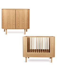 Yume babykamer: bed 70 x 110 cm + commode