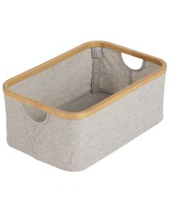 Opbergmand katoen bamboe 45 x 30 cm