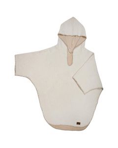 Poncho Natural voor volwassene