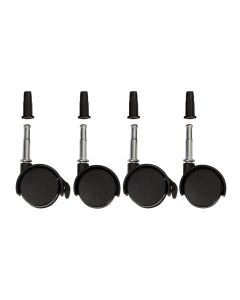 Wieltjes voor park PVC 40 mm 4 stuks